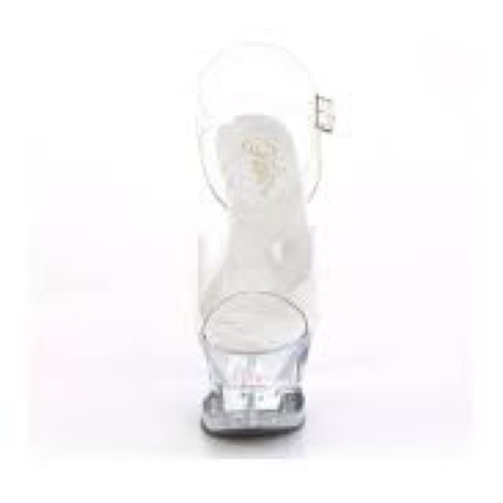 Elle High Clear Platform Dancer/Strip Heels